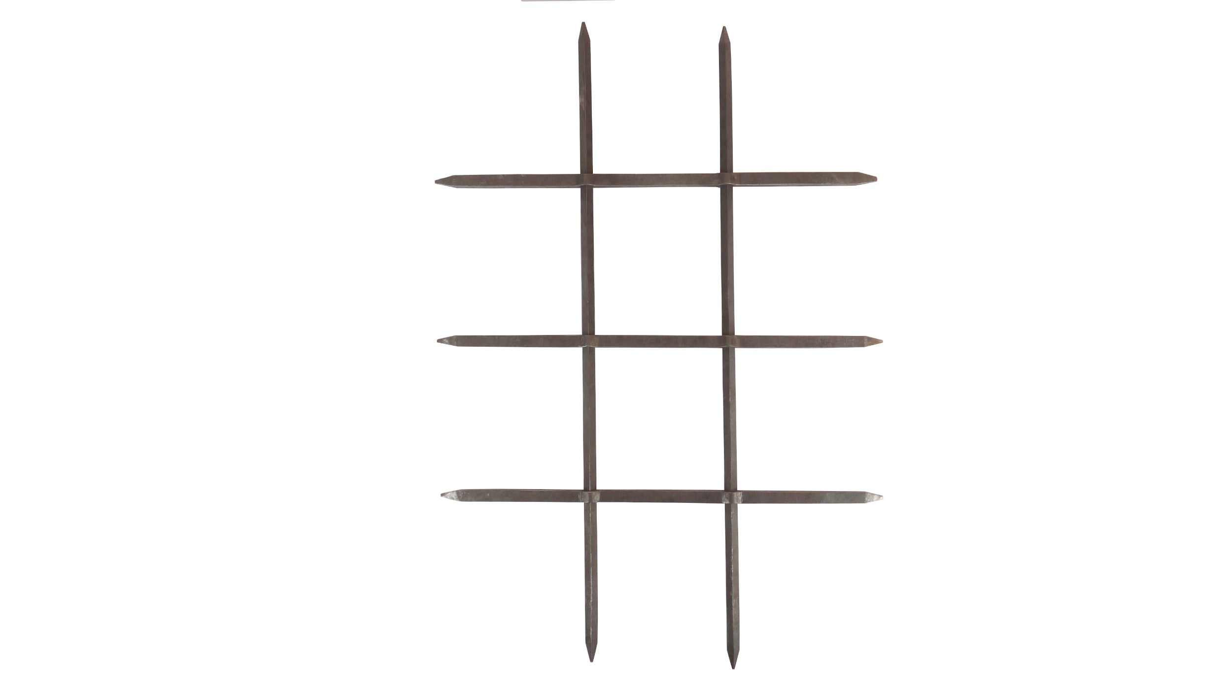 geschmiedetes Fenstergitter, warmgelochtes Fenstergitter