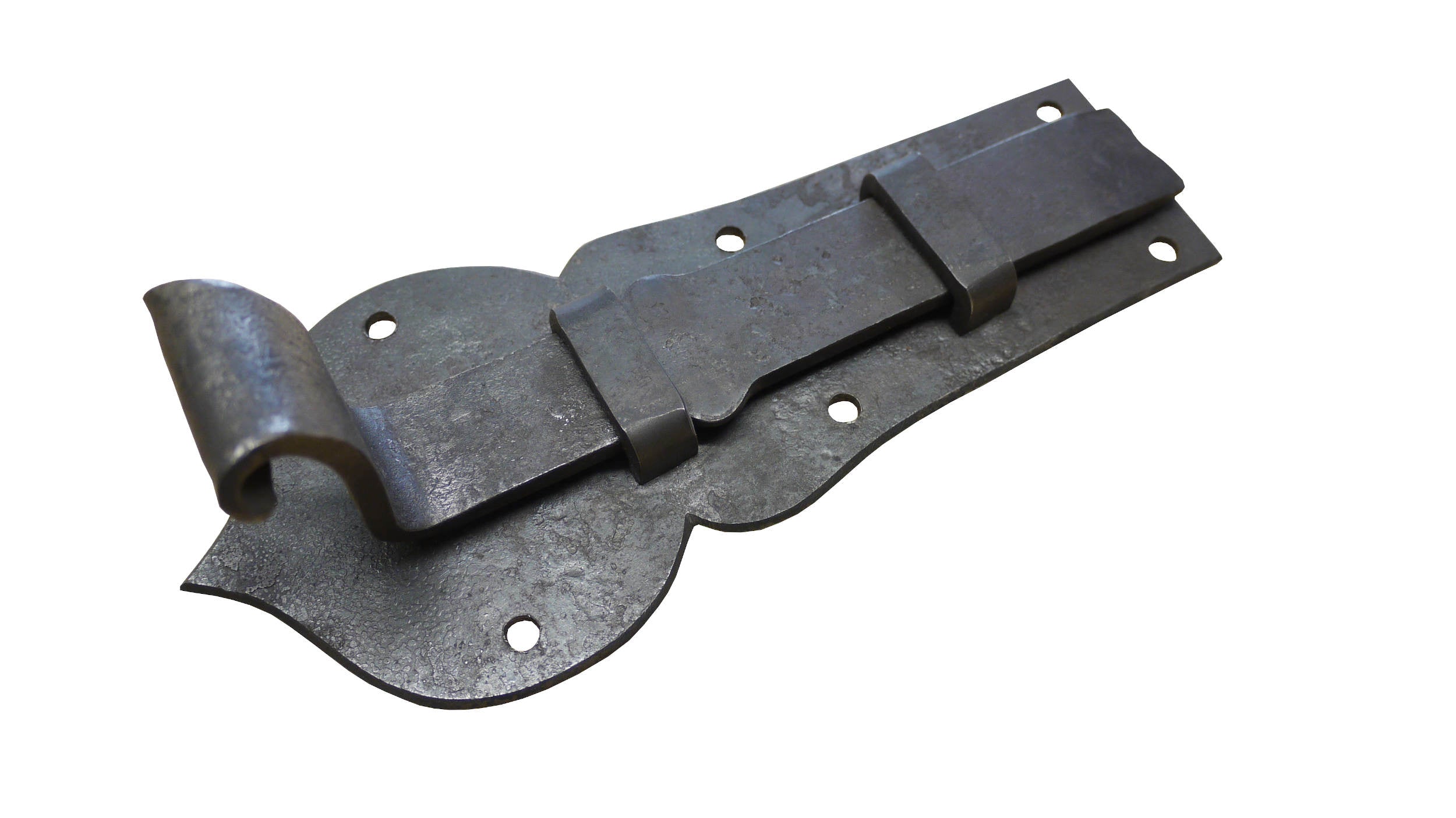 geschmiedeter Schieberiegel, geschmiedeter Eisenriegel, Türriegel