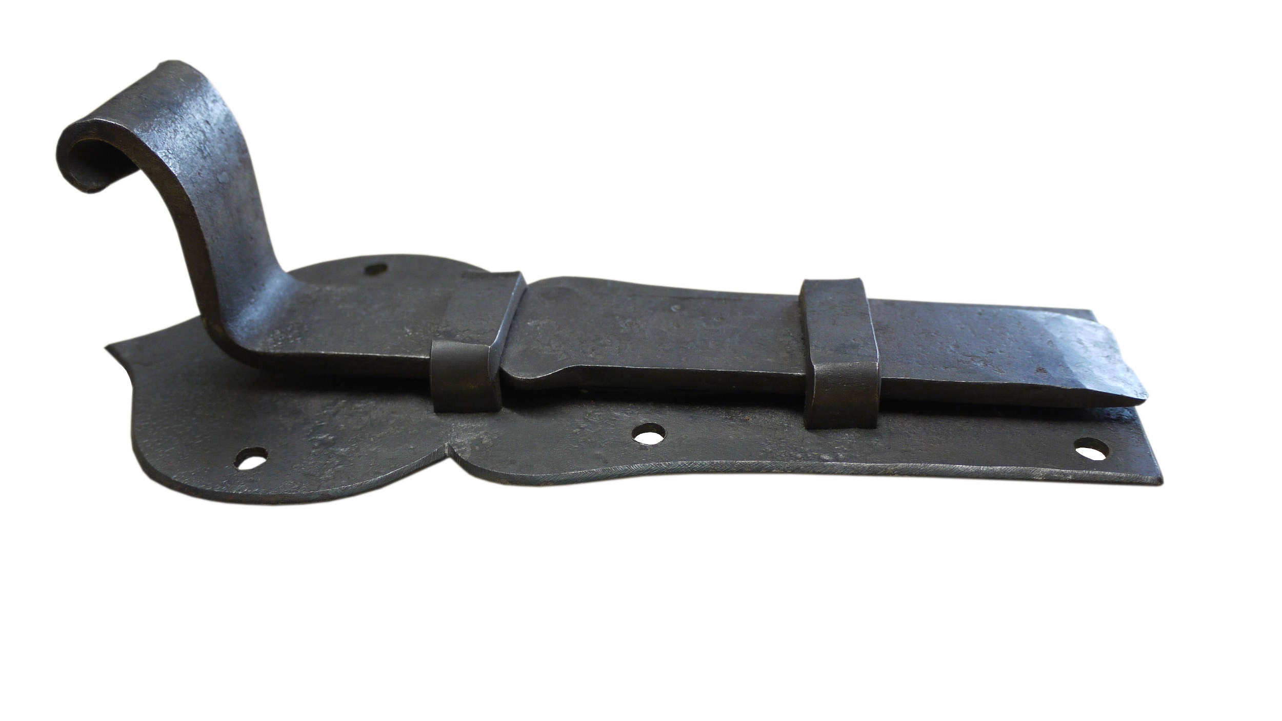 geschmiedeter Schieberiegel, geschmiedeter Eisenriegel, Türriegel