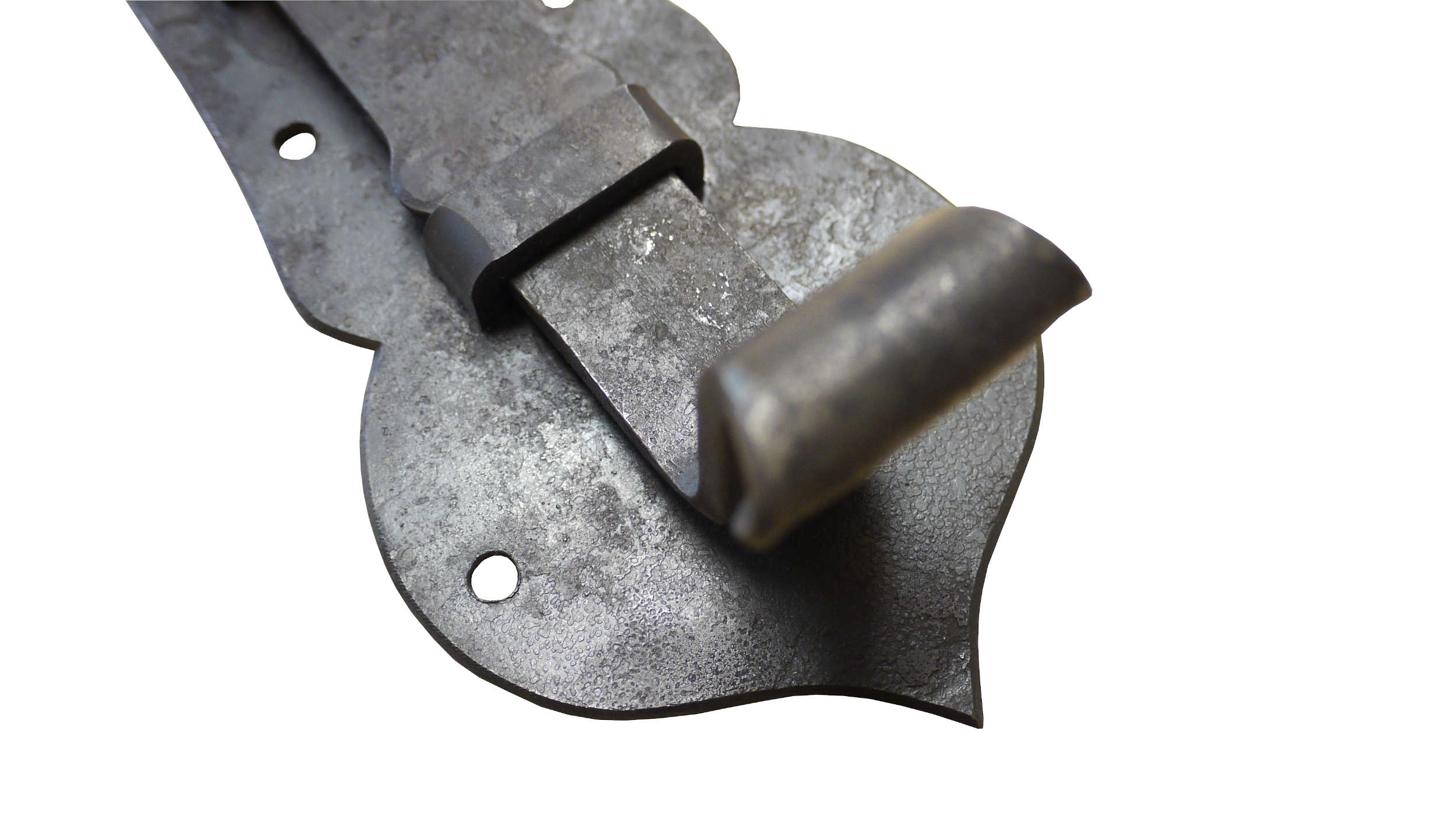 geschmiedeter Schieberiegel, geschmiedeter Eisenriegel, Türriegel