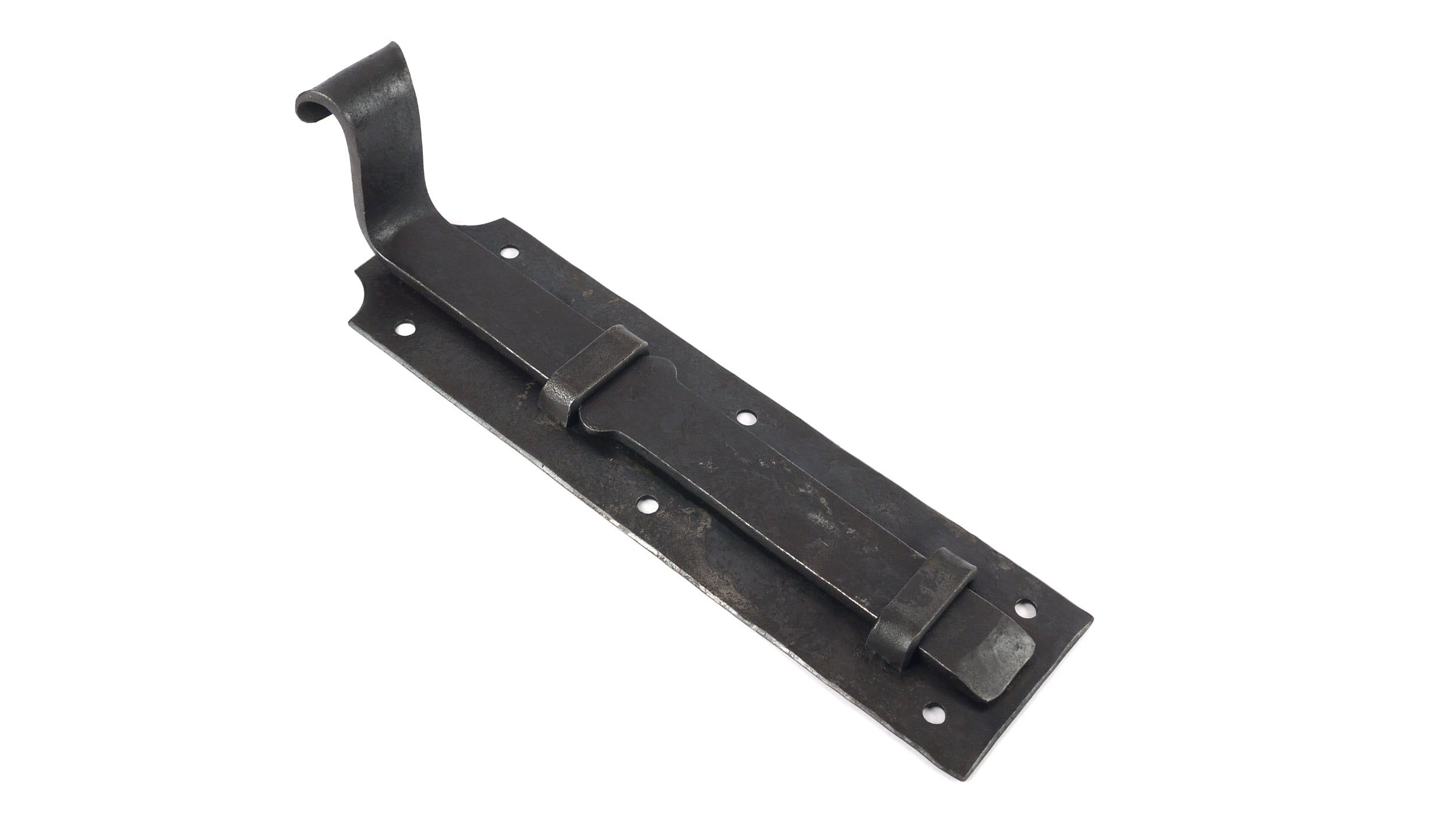 geschmiedeter Schieberiegel, geschmiedeter Eisenriegel, Türriegel