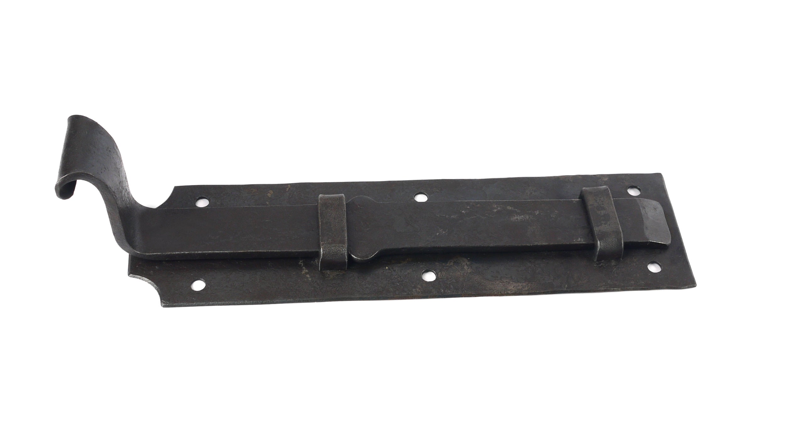 geschmiedeter Schieberiegel, geschmiedeter Eisenriegel, Türriegel